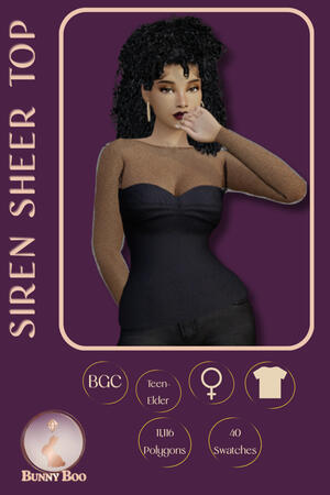 Siren Sheer Top