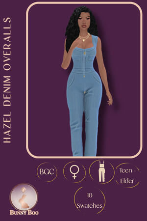 Hazel Denim Overalls